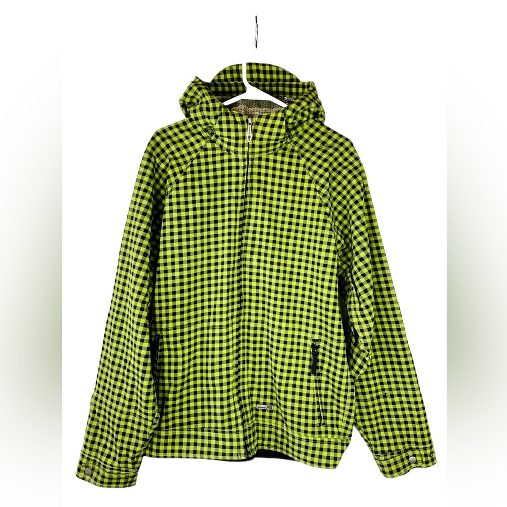 Ripzone X5 Mens Size M Bright Plaid Ski Jacket Snowboard 5000mm Winter Sports